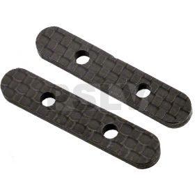 310-129 	 Synergy Carbon Fiber Motor Shaft Support Washer Set (2) 